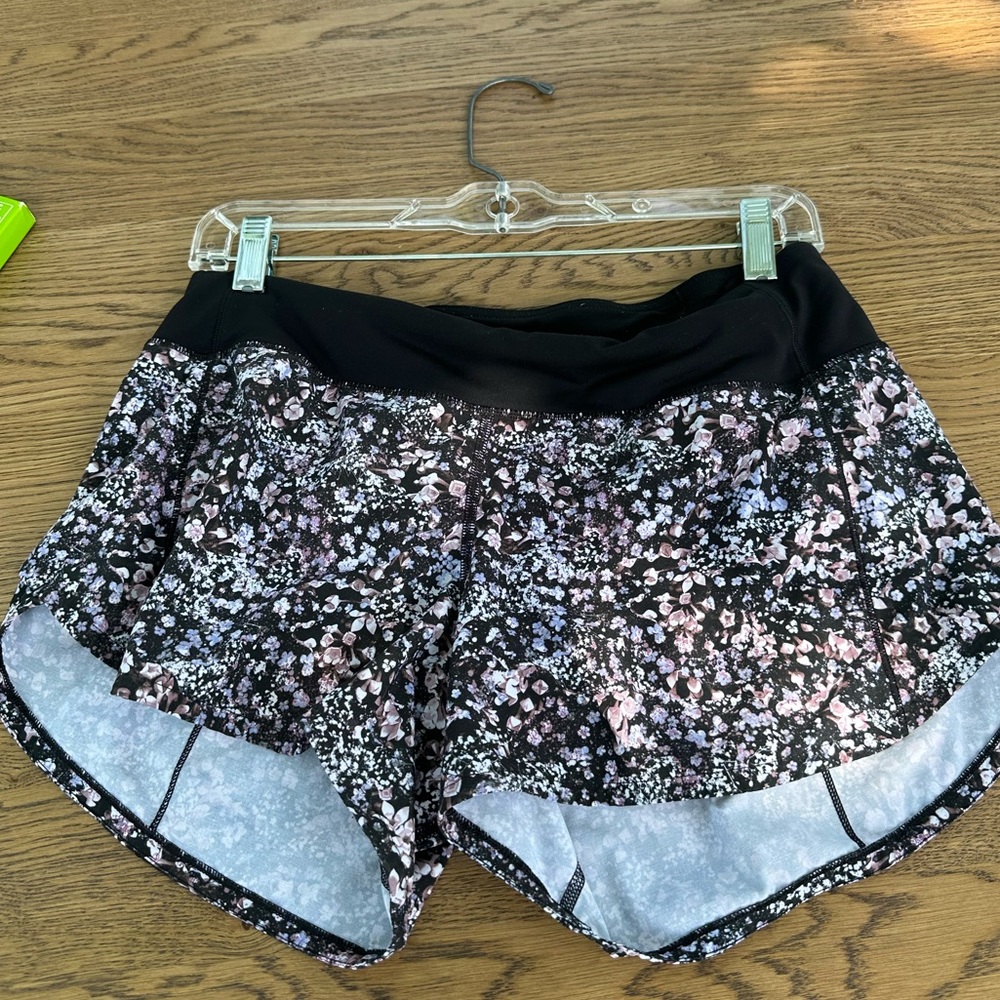 Lululemon floral patterned shorts